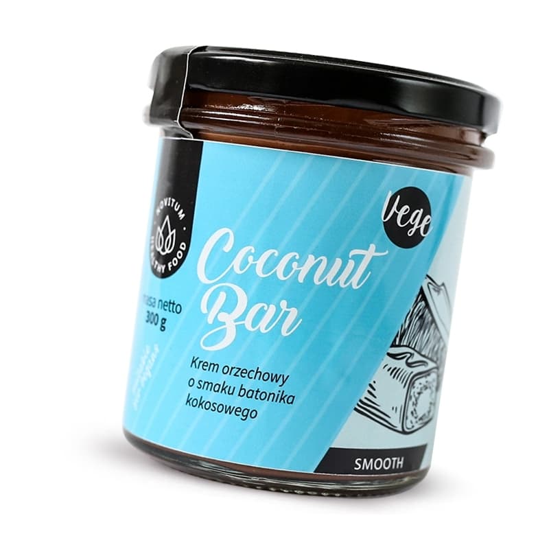 Krem Orzechowy Vege Coconut Bar Smooth