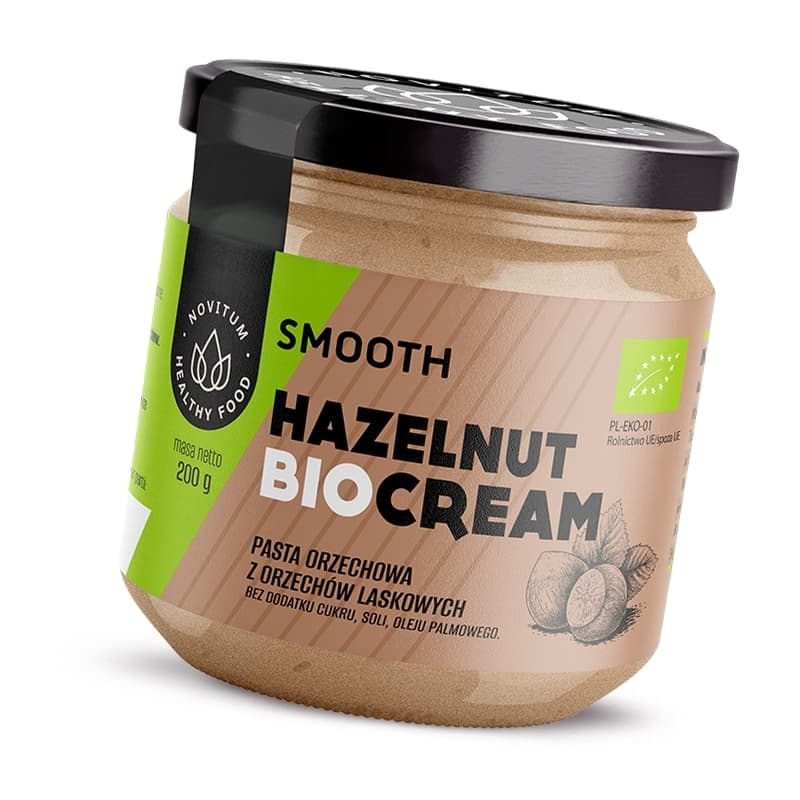 Ekologiczny Krem z Orzechów Laskowych BIO